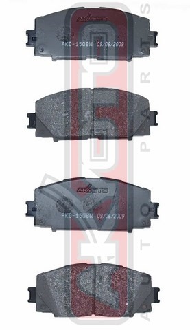Колодки тормозные дисковые AKD-1508 AKYOTO