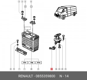 Покрышка 0855359800 RENAULT
