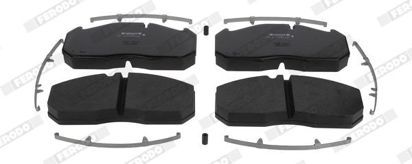 Комплект тормозных колодок, диско FCV1584B FERODO