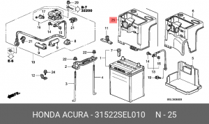 Деталь 31522SEL010 HONDA