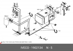 Топливный фильтр 1902134 IVECO