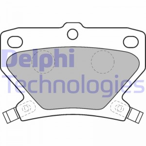 Комплект тормозных колодок, диско LP1513 DELPHI