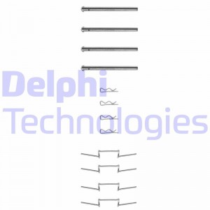 Комплектующие, колодки дискового тормоза LX0015 DELPHI