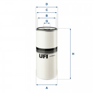 Топливный фильтр 24.342.00 UFI