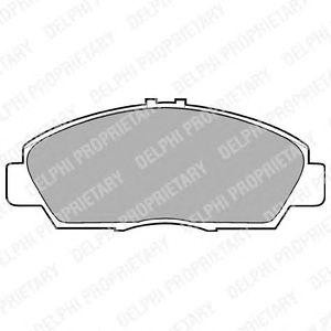 Комплект тормозных колодок, диско LP869 DELPHI