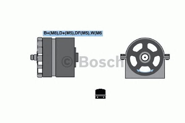Генератор 0120600587 BOSCH