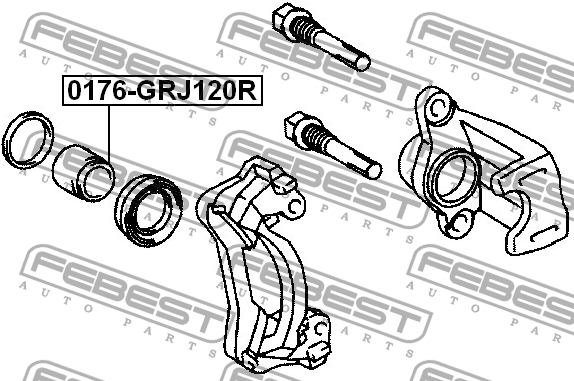 Поршень тормозного суппорта 0176GRJ120R FEBEST