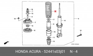 Деталь 52441S03J01 HONDA