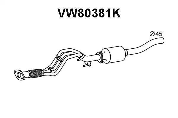 Катализатор VW80381K VENEPORTE