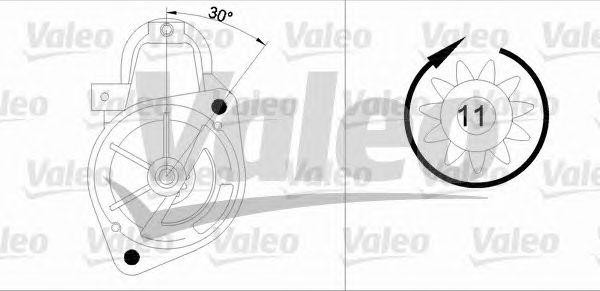 Стартер 455720 VALEO PHC