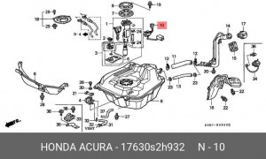 Деталь 17630S2H932 HONDA
