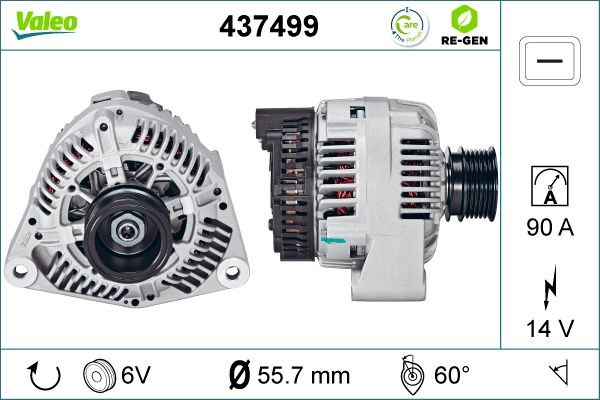 Генератор 437499 VALEO PHC