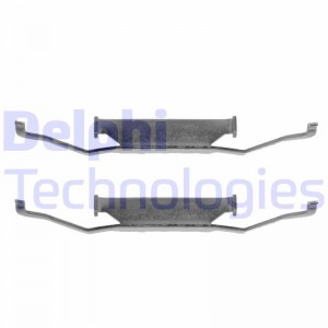Комплектующие, колодки дискового тормоза LX0074 DELPHI