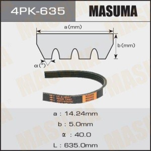 Ремень приводной 4PK-635 MASUMA