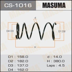 Пружина подвески CS-1016 MASUMA