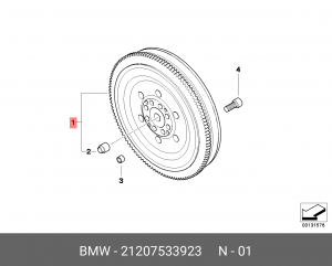 Маховик 21 20 7 533 923 BMW