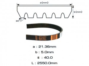 Поликлиновой ремень 6-PK-2550 GATES