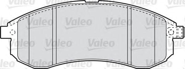 Комплект тормозных колодок, диско 598855 VALEO PHC