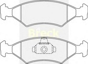 Комплект тормозных колодок, диско 2064000 BRECK