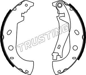 Комплект тормозных колодок 034099 TRUSTING