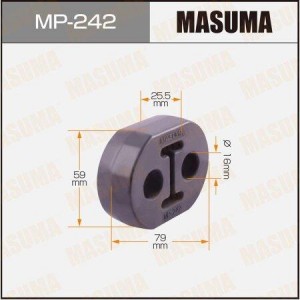 Резинка крепления глушителя MP-242 MASUMA