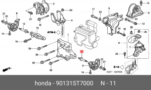Деталь 90131ST7000 HONDA