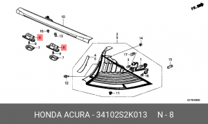 Деталь 34102S2K013 HONDA