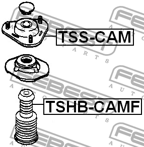 Опора амортизатора подвески TSS-CAM FEBEST
