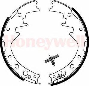 Комплект тормозных колодок 361296B BENDIX JURID