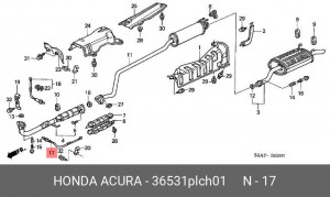 Лямбда-зонд 36531PLCH01 HONDA
