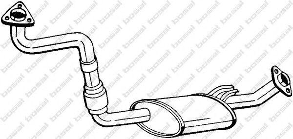 Предглушитель выхлопных газов 281-649 BOSAL