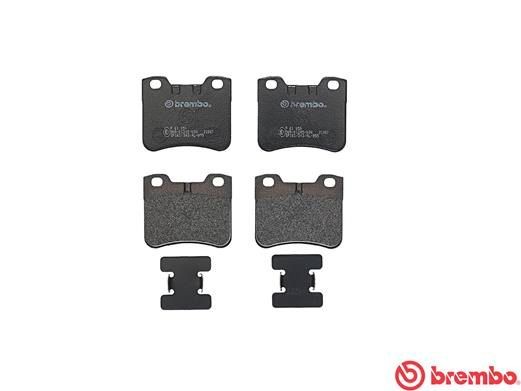 Комплект тормозных колодок, диско P61059 BREMBO
