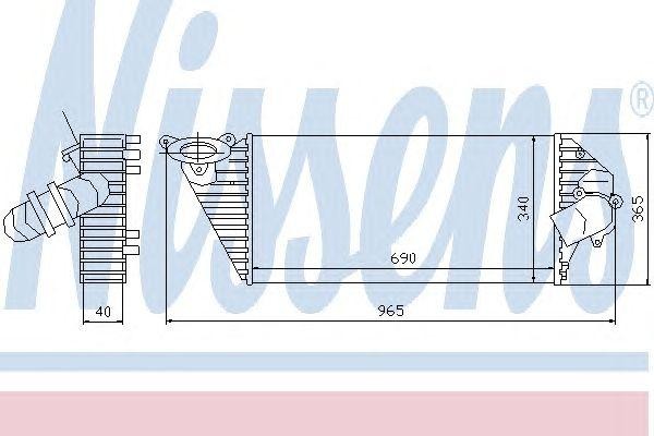 Интеркулер 96696 NISSENS