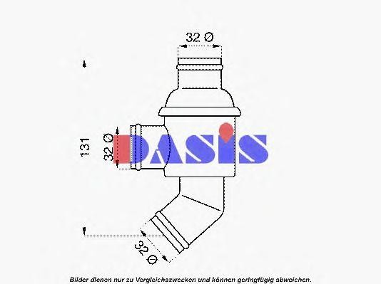 Термостат, охлаждающая жидкость 750394N AKS DASIS
