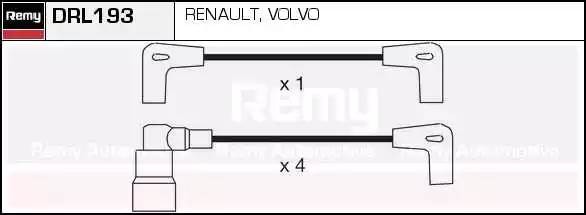 Ккомплект проводов зажигания DRL193 DELCO REMY