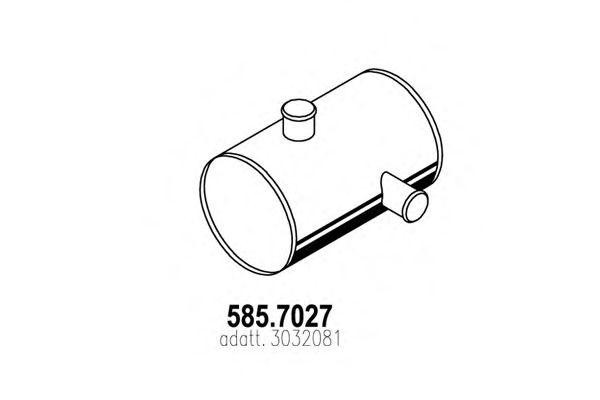 Система выпуска ОГ 5857027 ASSO