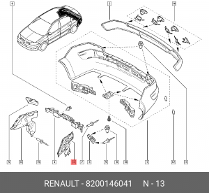 Деталь 8200146041 RENAULT