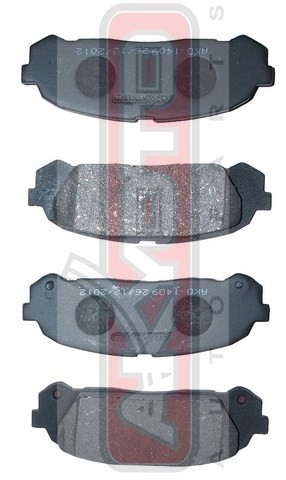 Колодки тормозные дисковые AKD-1409 AKYOTO