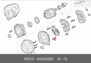 Болт 42536305 IVECO