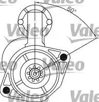 Стартер 455905 VALEO PHC