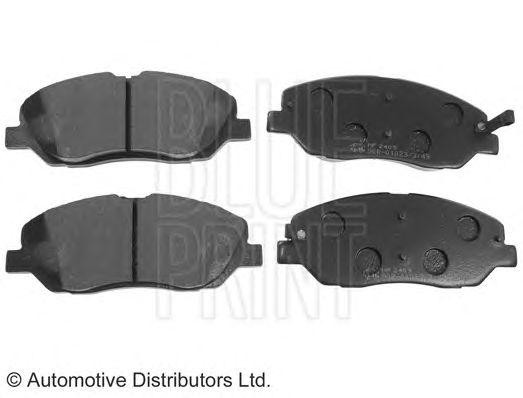 Комплект тормозных колодок, диско ADG04291 BLUE PRINT