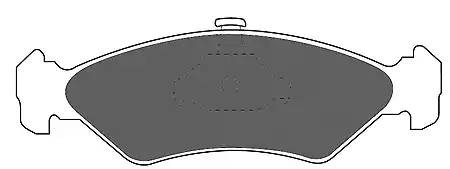 Комплект тормозных колодок, диско 6188 MAPCO