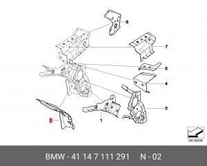 Деталь 41 14 7 111 291 BMW