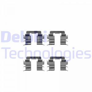 Комплектующие, колодки дискового тормоза LX0269 DELPHI