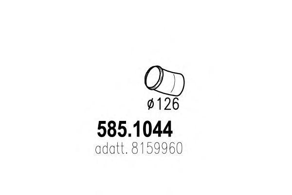 Выпускной трубопровод 5851044 ASSO