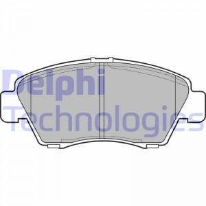Комплект тормозных колодок, диско LP809 DELPHI