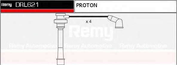 Ккомплект проводов зажигания DRL621 DELCO REMY