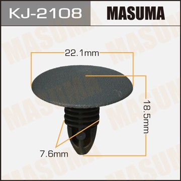 Клипса крепежная KJ2108 MASUMA