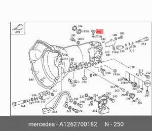 Деталь A 126 270 01 82 MERCEDES BENZ