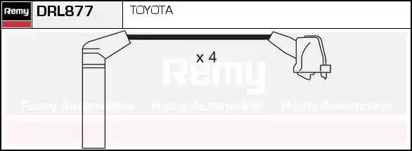 Ккомплект проводов зажигания DRL877 DELCO REMY